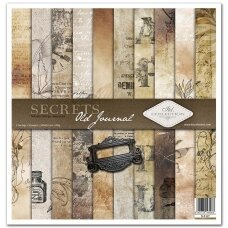 A set of scrapbooking paper "Old journal"
