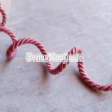 Thick decorative cord, salmon color